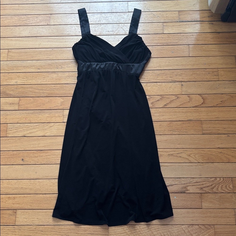 Gorgeous Long Black Gown Whimsygoth Goth Sash Maxi Dress Women’s Size M Medium